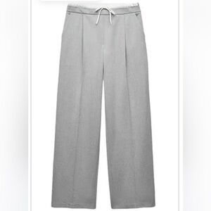 Zara Grey Wide Leg Trousers Size L